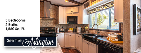 Arlington Kitchen - See the Arlington, 4 Bedrooms, 2 baths, 1,560 Sq. Ft.