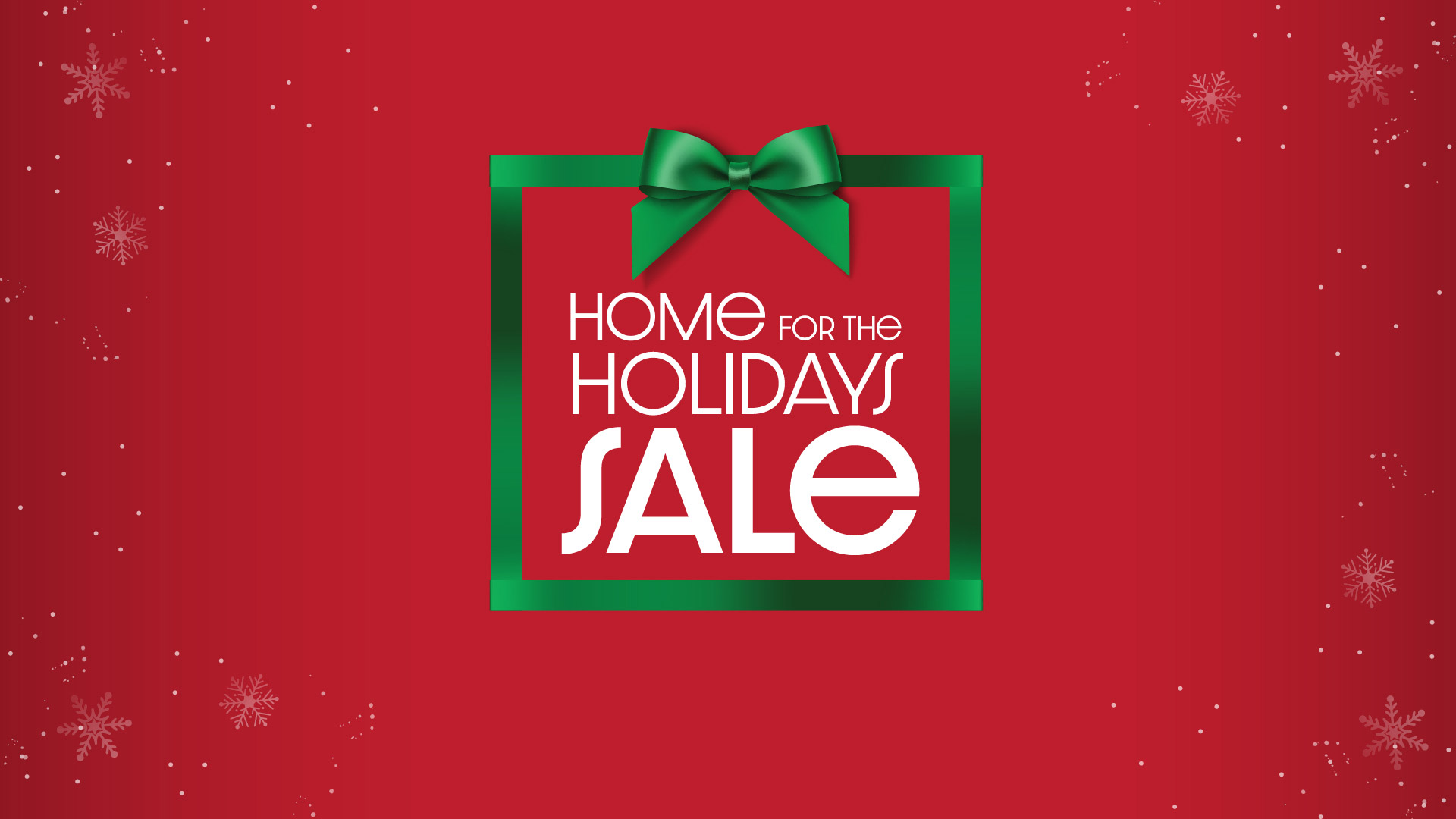 Home for the Holidays Sale